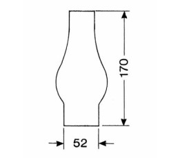 LAMPEGLAS 2 LIGNE X 170MM